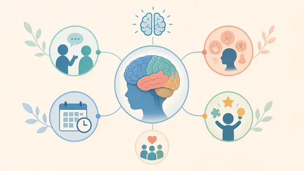 Autism condition concept map