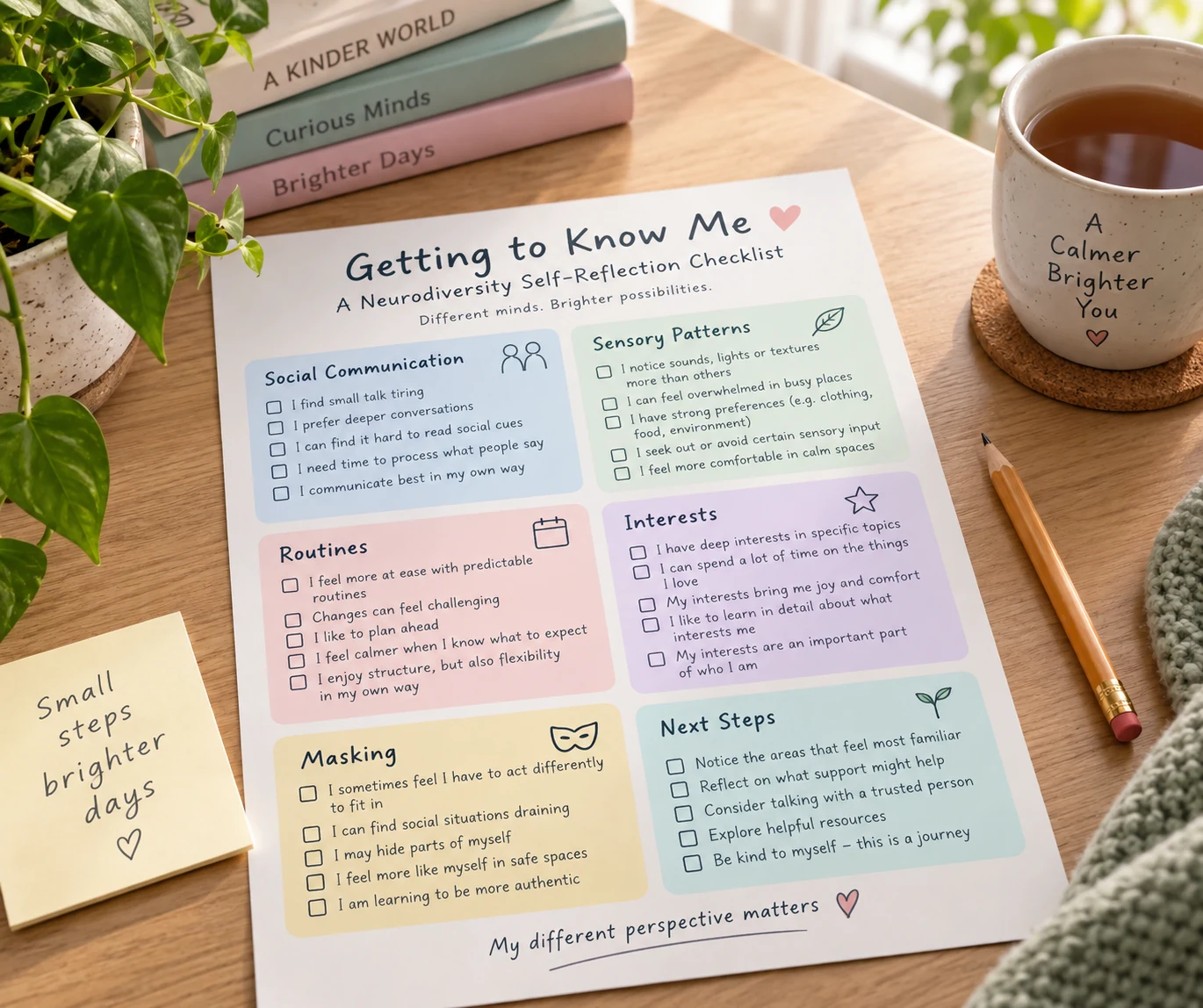 Trait reflection checklist
